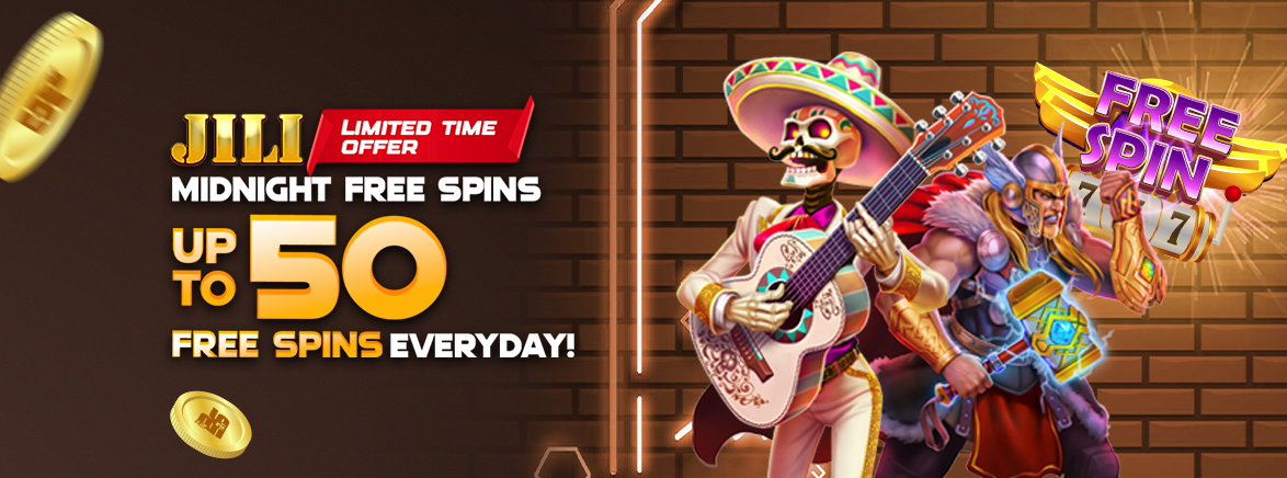Midnight Free Spins up to 50 Free Spins every day! Midnight Free Spins up to 50 Free Spins every day!