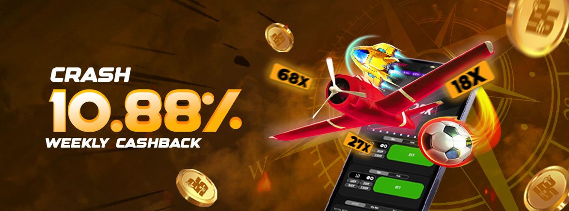 Crash10.88% Weekly Cashback